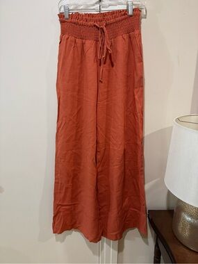 Krisa linen blend pants